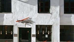 Fasade med logo Fasade med logo