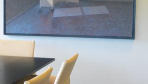 Ordførerens kontor. Maleri av Ida Lorentzen Ordførerens kontor. Maleri av Ida Lorentzen