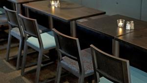 Interiør Holbergstuen. Møblement. Spesialdekor bordplate utført av Maria Sannes Interiør Holbergstuen. Møblement. Spesialdekor bordplate utført av Maria Sannes