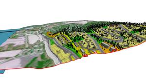 Terrengsnitt Løkenåsen Terrengsnitt Løkenåsen