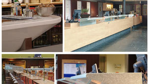 Scandic Hotel. Nedre Elvehavn, Trondheim.
Resepsjon.