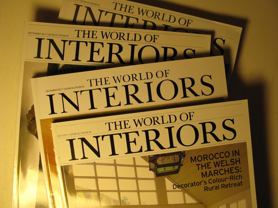 Sitter du på The World of Interiors, årgangene 2004-2018?