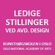 Kunsthøgskolen utlyser nå to ledige stillinger. Søknadsfrist 4. mai