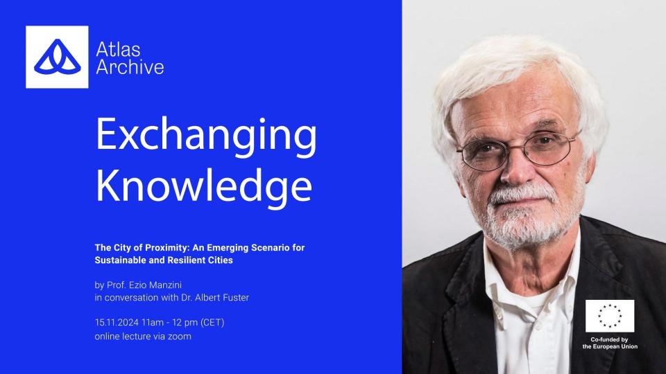 Forelesning i regi av ECIA fredag 15.11 kl. 11-12: Exchanging Knowledge del 3 med Prof. Ezio Manzini