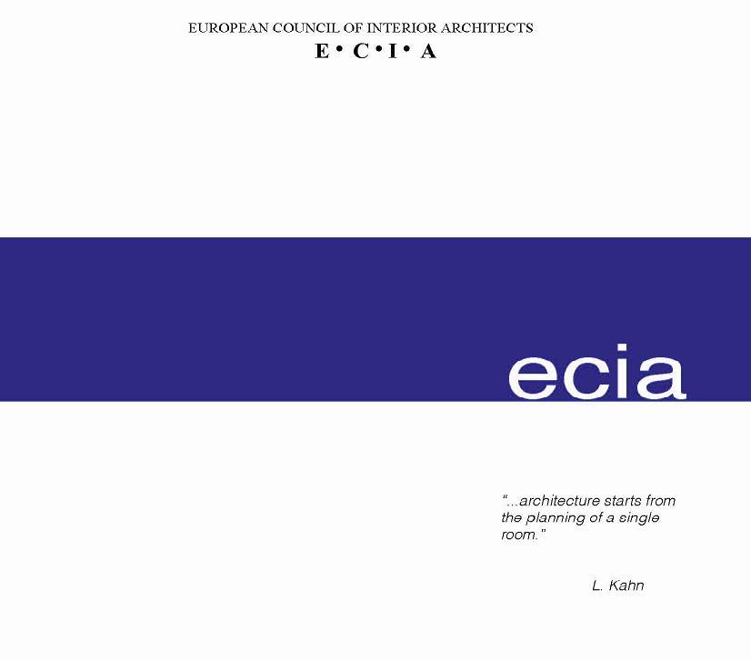 Nyhetsbrev fra European Council of Interior Architects 