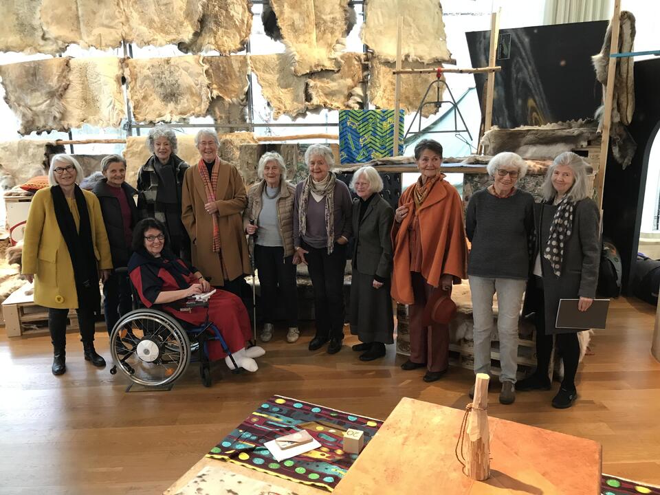 GIGere på omvisning i Arkitekturmuseet