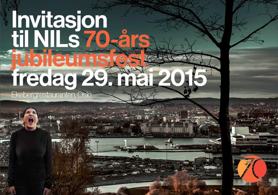Meld deg på NILs 70-års jubileumsfest 29. mai 2015