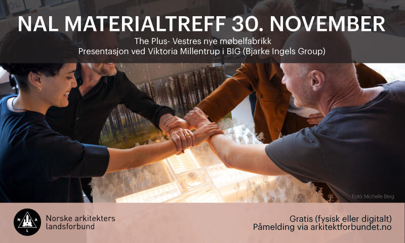 Materialtreff og presentasjon av Vestres nye møbelfabrikk The Plus