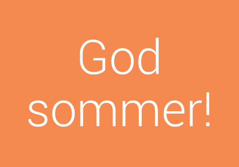 NIL-kontoret er sommerstengt 4. juli - 12. august 2019