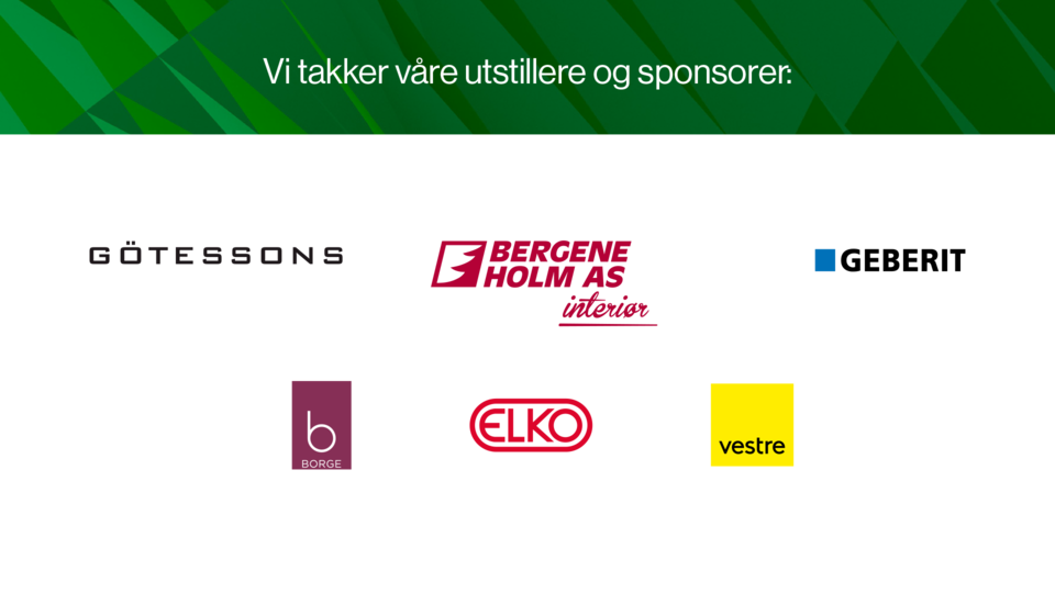 Takk til våre utstillere og sponsorer på fagdagen lørdag 6. april!