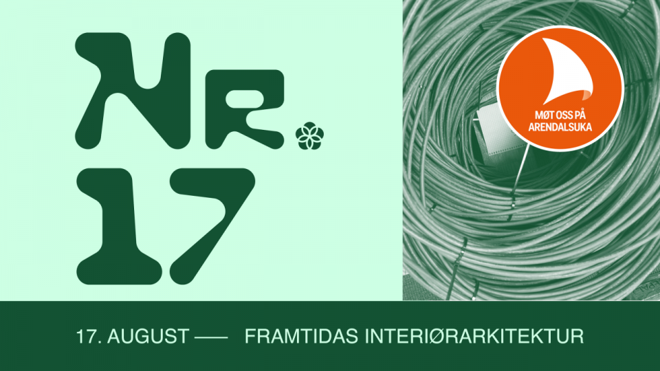 OPPTAK av: NR. 17. Arendalsuka: Ny estetikk og varig verdi: Framtidas interiørarkitektur.