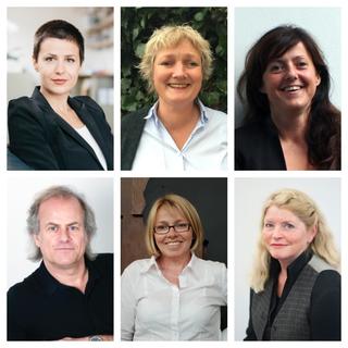 Styringsgruppen for ny, felles organisasjon består av presidentene og de administrative lederne i NAL, NLA og NIL.
Øverst fra venstre: Alexandria Algard, Aase Hørsdal, Siv Senneset.
Nede fra venstre: Pål Stephensen, Marit Hovi og Mona Lise Lien.
Styringsgruppen for ny, felles organisasjon består av presidentene og de administrative lederne i NAL, NLA og NIL.
Øverst fra venstre: Alexandria Algard, Aase Hørsdal, Siv Senneset.
Nede fra venstre: Pål Stephensen, Marit Hovi og Mona Lise Lien.